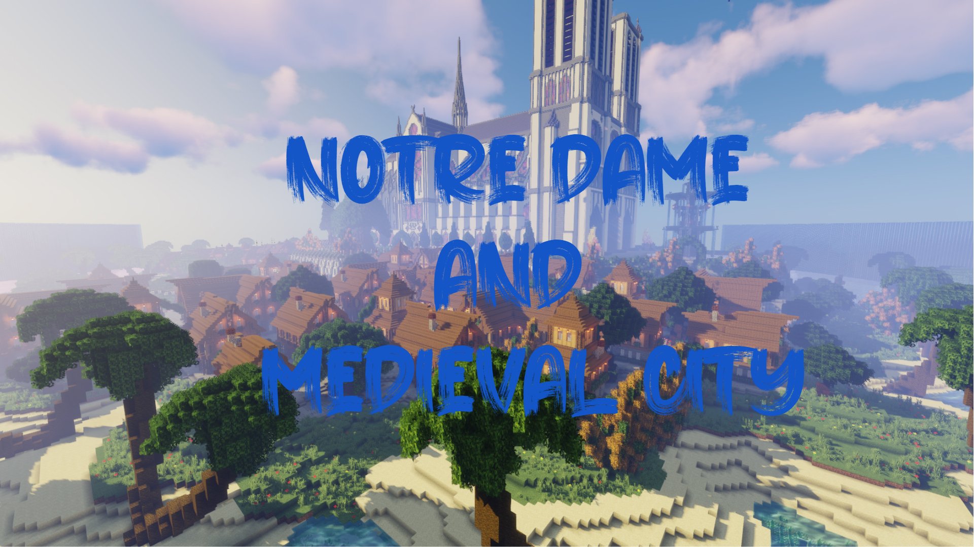 Скачать Notre Dame and Medieval City для Minecraft 1.14.4